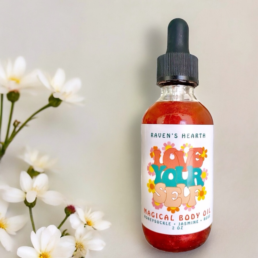 Love Yourself Body Oil | Honeysuckle, Jasmine & Rose | Self-Love